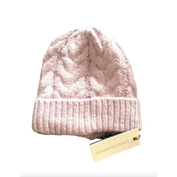 LOVESHACKFANCY Telford Alpaca Knit‎ Beanie NWT One Size - Picture 1 of 4